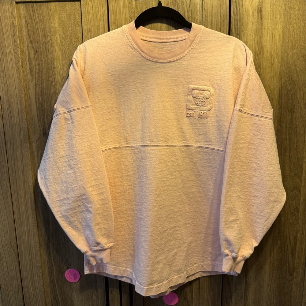 Walt Disney World Pink Glitter Spirit Jersey XS